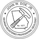 Georgia Registered Geologist Seal